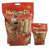 Booda Muttz-RRR-Ella Petite Chew Sticks Dog Treats (5.2-lb box - 84-count, petite 3''x.75'')