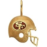 Genuine IceCarats Designer Jewelry Gift 14K Yellow Gold San Francisco 49Ers Helmet Pendant W/Enamel. 21.25 X 21.00 San Francisco 49Ers Helmet Pendant W/Enamel In 14K Yellow Gold