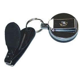 Fishing Line Clipper with Stainless Steel Retractable Key Reel Fishing Line Clipper with Stainless Steel Retractable Key Reel