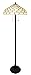 Amora Lighting AM012FL18 Tiffany Style Jeweled Floor Lamp, 18-Inch