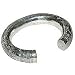 Womens Cuff Bracelet Sterling Silver Jewelry from India 2.3 inches (brclt175)