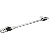 STEELMAN PRO 78630 18-Inch Long 3/8-Inch Drive 90-Tooth Locking Flexhead Cobra Series Ratchet