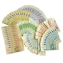 Euro Spielgeld 114 Teile je 12 Scheine: 500, 200, 100, 50, 20, 10, 5? und 30 Kunststoffm�nzen