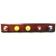 Billiards Coat Rack Cherry Finish