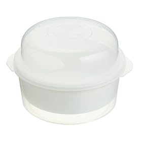 Kitchen Craft Microwave Cookware 3 Part Steamer Set, 2.2 Litre