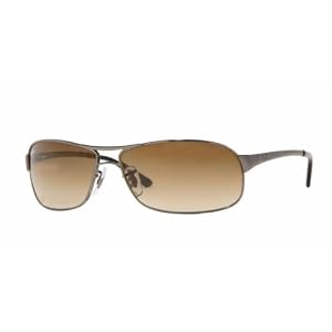 Ray-Ban Sunglasses AUTHENTIC Unisex Gunmetal Polarized Gray RB3343 004 51