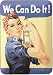 Rosie the Riveter Metal Switch Plate Cover