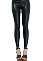 LeggingsQueen Black Faux Leather Leggings