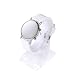 HDE&reg; Blue LED - White Rubber Watch