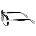 zeroUV - Old School Vintage Squared Clear Lens Eyeglasses