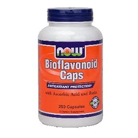 Now Foods Bio Flavonoids caps w/Ascorbic Acid & Rutin, 250 caps ( Multi-Pack)