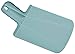 Joseph Joseph Chop2Pot Foldable Plastic Cutting Board 12.5-inch x 6.5-inch Chopping Board Kitchen Prep Mat with Non-Slip Feet 3.5-inch Handle Dishwasher Safe, Mini, Blue