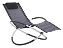 Relax-Gartenliege, Anthrazit