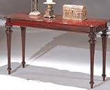 Old English Style Handmade Wooden Cherry Finish Console / Wall Table (50'W x 20'D)