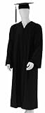 Cap & Gown Graduation Robe Doktorhut Freedom schwarz Abschluss Uni Abi