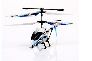 (Blue) Alloy Structure Shark Attack High Quality 3.5CH RTF RC Helicopter
