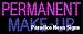 Permanent Make-up LED Sign 11 x 27