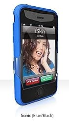 iSkin revo2 Case for Apple iPhone 3G, Sonic Blue/Black