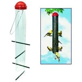 Perky Pet Red Dome Top Thistle Finch Feeder by Perky Pet