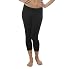 Danskin Women's Supplex Adjustable Lo Rise Capri Pant,Black,X-Small
