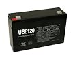 6V 12Ah SLA UB6120 UPG Sealed Lead Acid Universal Battery F1