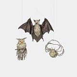 Department 56 Dried Grass Critters Halloween Ornaments #796702