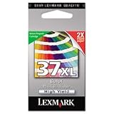 18C2180 (37XL) High-Yield Ink, 500 Page-Yield, Tri-Color,LEX18C2180