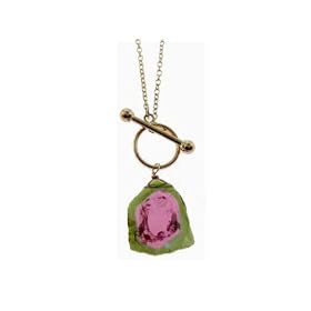 Watermelon Tourmaline Necklace by
