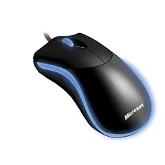 Microsoft Habu Laser Maus schnurgebunden schwarz (original Handelsverpackung)