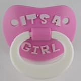Billy-Bob It's A Girl Silicone Orthodontic Pacifier