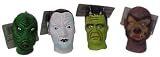 Universal Monster Shrunken Heads Set of 4 : Frankenstein, Dracula, Wolfman, Creature From the Black Lagoon