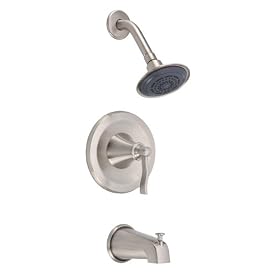 Danze D510025BN Aerial Collection Single-Handle Pressure Balance Tub and Shower Faucet, Brushed... by Danze