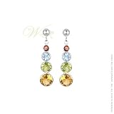 WILLOW FINE COLLECTIBLES: *AUTUMN JOURNEY* 14KW EARRINGS