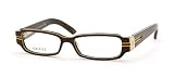 AUTHENTIC GUCCI 2916 GG2916 GRN COCOA BUTTER BROWN FRAME EYEGLASSES