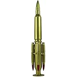 Gun Rifle Real Bullet Shell Casings Shaped Model Rocket Desk Top Military Gift