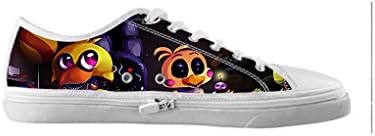 Custom Five Nights at Freddy's Flat Canvas Shoes and Sneakers for Women (New)