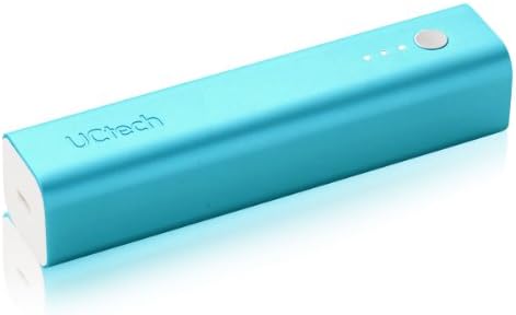 Black Friday Gift--Uctech Mini 3000mah Ultra-compact Portable Charger Lipstick-sized External Battery Charger Power Bank for Iphone 6 Plus, 6, 5s, 5c, 5, 4s, 4, Ipod, Samsung Galaxy S4, S3, S2, Note 2, Note 3, Nexus 4, HTC One, One 2 (M8), Nokia Lumia 520, 1020, Most Other Smartphones and Other Usb-charged Devices (Apple Adapters- 30 Pin and Lightning, NOT Included) (Blue)