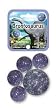 Mega Marbles - BRONTOSAURUS Marbles Net (1 Shooter Marble, 24 Player Marbles & 2 Display Rings)