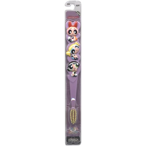Zooth Power Puff Girls Toothbrush, Soft (2 Pack) Character may vary