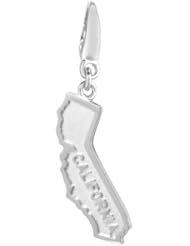 Sterling Silver CALIFORNIA Charm