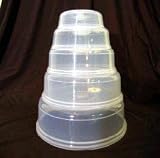 Set Of 5 Microwave Plate Covers/ New/ High Quality