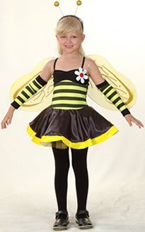 Value Costume: Girls Bumble Bee (Medium 6-9 Yrs)
