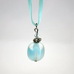 Glass Pendant - Wen Cyan