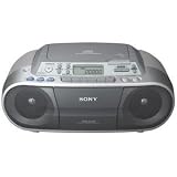 Sony CFDS01 CD Radio Cassette Recorder  Silver