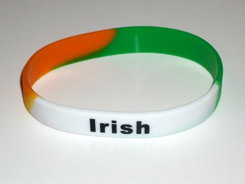 Irish silicone wristband Irish bracelet
