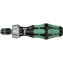Wera Kraftform 816 RA Bitholding Ratcheting Screwdriver, 1/4" Head