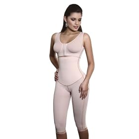 Vedette Style 32, Lipo Slimming and Post-Surgery Body Shaper with Covered Cups
