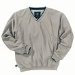 Men's Legend Windshirt for the Golf Enthusiast, Light Khaki/Navy