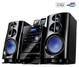 JVC NX-D4B 230W CD and DVD Mini System with Twin Integrated iPod Docks