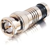 Cables to Go 41127 Compression BNC Connector for RG6 - 50 Pack (Chrome)